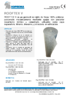 SOPREMA – Geotextil poliéster Rooftex V (Ficha Técnica)