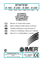 IMER – Hormigonera Syntesi SY 190-350 220V (Ficha Técnica)